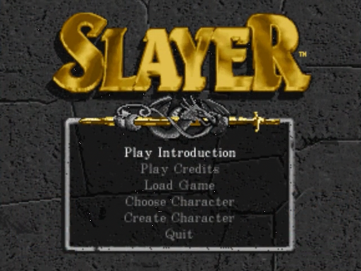 Slayer title screen for 3DO